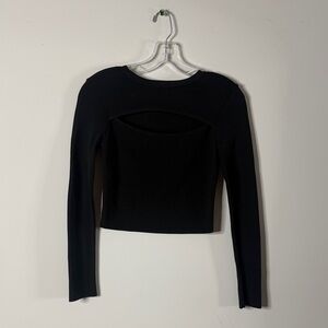 Zara Black Crop Top